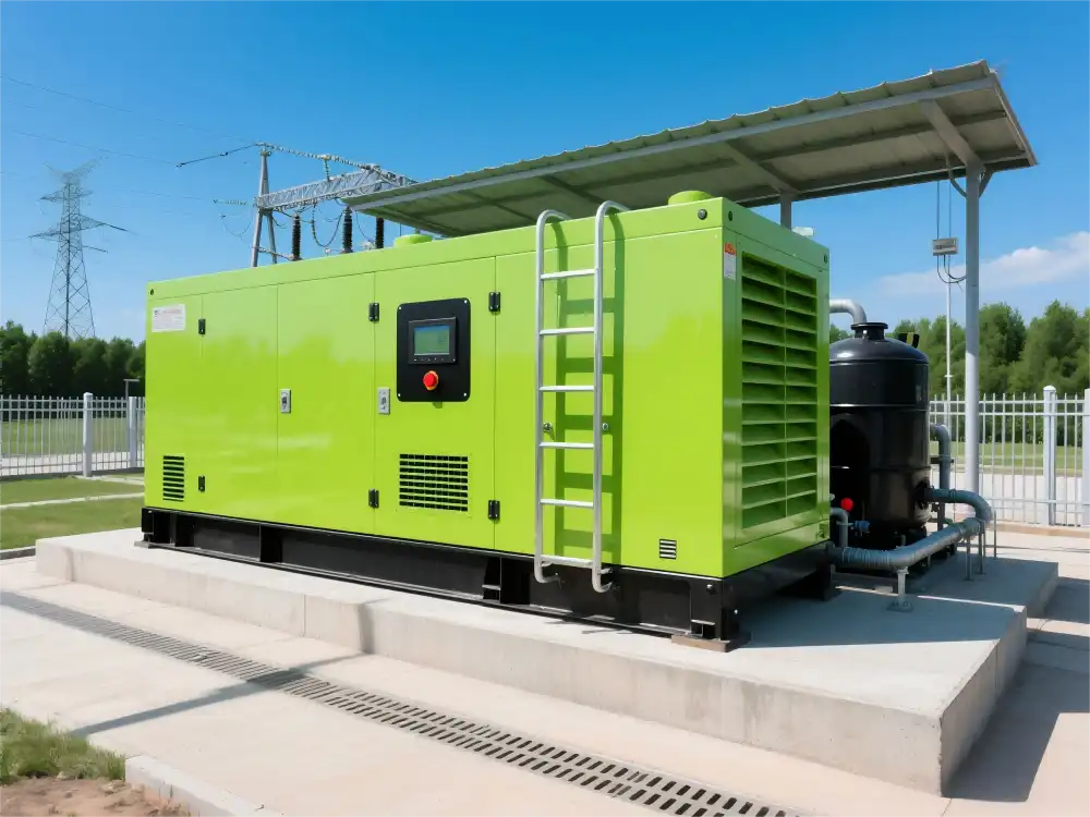 What are the key considerations for diesel generator ventilation?